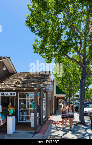 State Street in downtown Carlsbad, San Diego County, California, USA Stock Photo