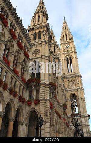 Rathaus - town hall, Vienna, Europe Stock Photo