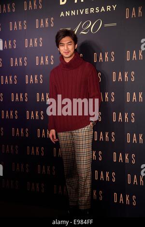 Berlin Chen attends a cloth brand fashion show in Taipei, Taiwan, China ...