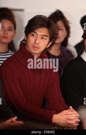Berlin Chen attends a cloth brand fashion show in Taipei, Taiwan, China ...
