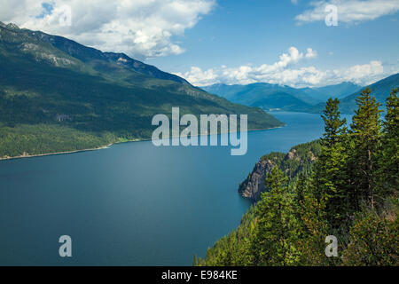 Slocan Lake, Slocan Valley, West Kootenay, British Columbia, Canada Stock Photo