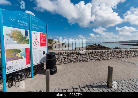 Bull Bay Porth Llechog on Anglesey North Wales Stock Photo