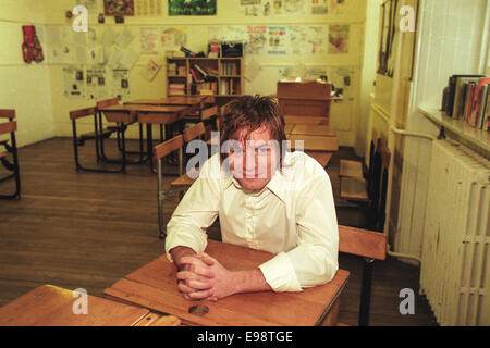 Ewan McGregor at his old school,  Morrison's Academy, Crieff, Scotland. 1997. Stock Photo
