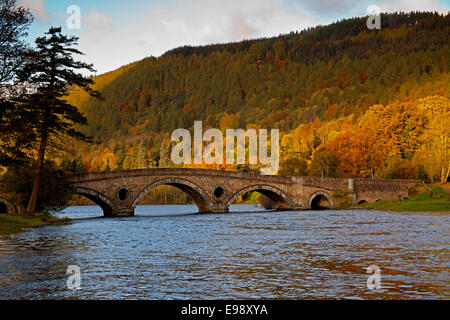 Kenmore Bridge over River Tay Perth Kinross Perthshire Scotland Stock Photo