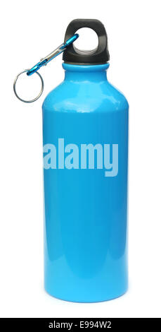 Aluminum bottle water isolated white background Stock Photo - Alamy