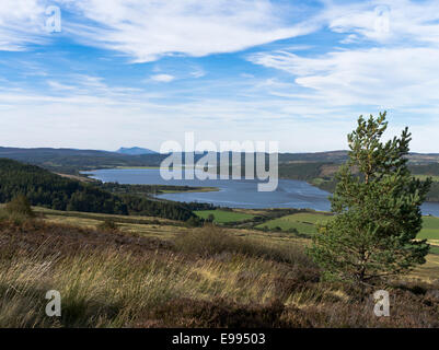 dh Struie hill STRUIE ROSS CROMARTY View of Dornoch Firth  viewpoint landscape scotland highland uk easter ross Stock Photo