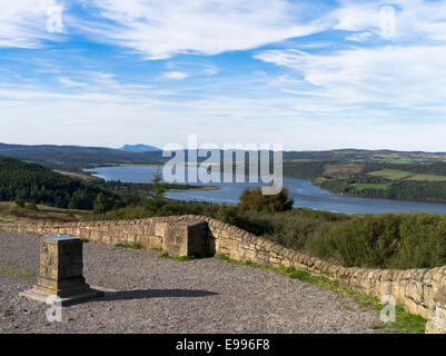 dh Struie hill STRUIE EASTER ROSS CROMARTY View of Dornoch Firth from viewpoint landscape scottish landscapes scotland shire Stock Photo