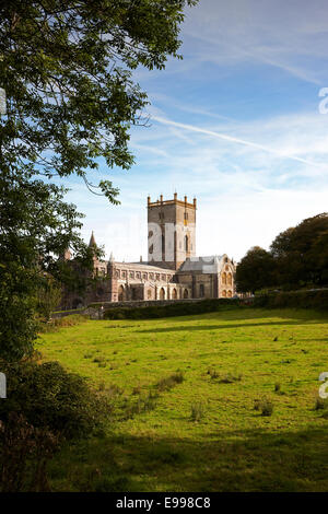 St David's Cathedral, Pembrokeshire National Park, Wales UK Stock Photo