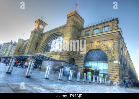 kings cross station London Stock Photo
