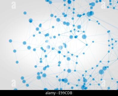 Network 3d background Stock Photo