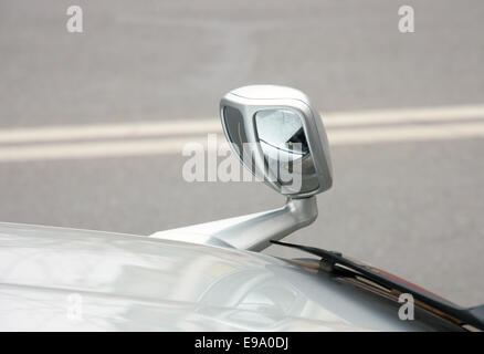 Automobile rear-view mirror Stock Photo