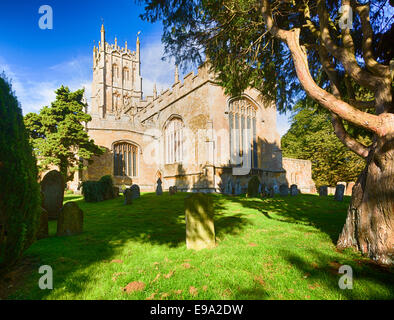 Church and graveyard in Chipping Campden Stock Photo