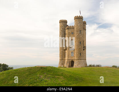 Broadway Tower in Cotswolds England Stock Photo