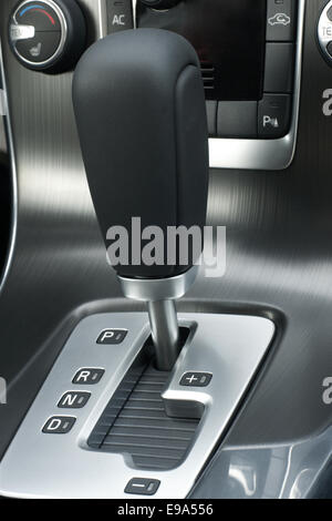 Automatic gear shift of a car Stock Photo