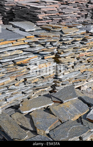 Stone cladding Stock Photo