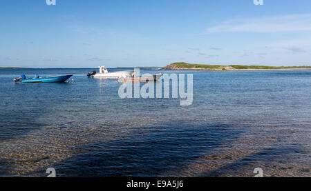 Baie de L'Embouchure boats in water Stock Photo