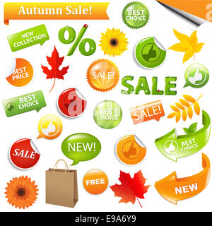 Autumn Sale Stock Photo