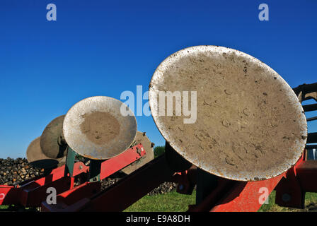 Disc harrow Stock Photo