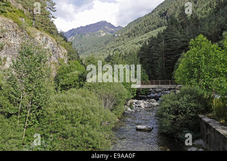 Sant Nicolau valley, Pyrenees, Spain Stock Photo