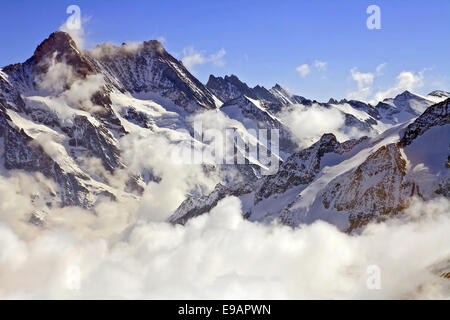 Jungfraujoch Swiss alps Stock Photo