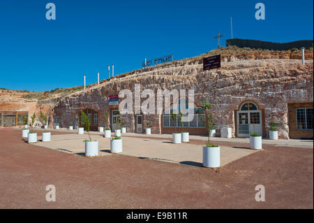 Underground church, Coober Pedy, South Australia Stock Photo