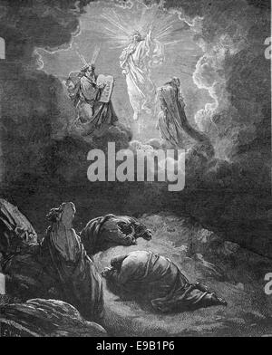 Engraving of The Transfiguration by Gustave Doré Stock Photo - Alamy