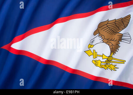 Flag of American Samoa Stock Photo