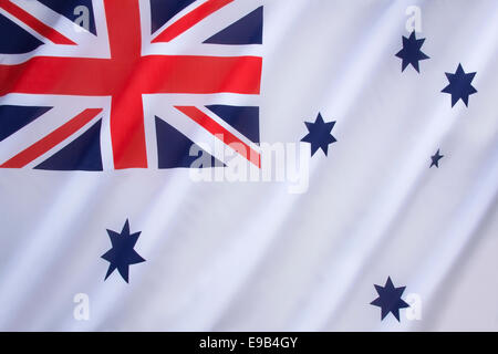 Australian White Ensign Stock Photo