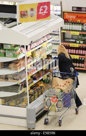 TESCO SUPERMARKET IN BAR HILL CAMBRIDGE Stock Photo