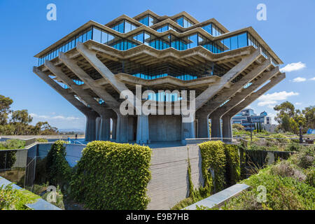 The William Pereira designed Geisel Library at the University of California San Diego, La Jolla, California, USA Stock Photo