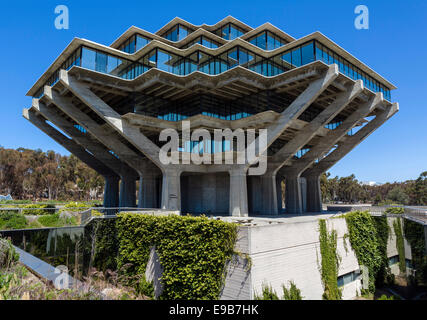 The William Pereira designed Geisel Library at the University of California San Diego, La Jolla, California, USA Stock Photo