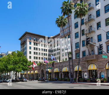 The Beverly Wilshire Hotel on Wilshire Boulevard, Beverly Hills, Los Angeles, California, USA Stock Photo