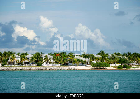 Key West Florida,Keys Westin Key West Resort,Sunset Key,island,Gulf of Mexico,private island,guest cottages,water,visitors travel traveling tour touri Stock Photo