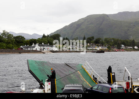 The Inn at Corran by the slipway for the Corran ferry to Ardgour across the Corran Narrows of Loch Linnhe, Highland, Scotland Stock Photo