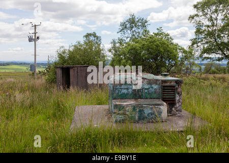 Royal Observer Corps Post entrance shaft and Orlit A Stock Photo