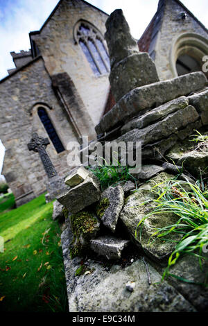 All Saints Church, Church Road, Cuddesdon, Job name: At risk churches Notes: This church is one of eight which has been added to the register of historic churches which are at risk in Oxfordshire. Catchline: At risk churches Length: LEAD Stock Photo