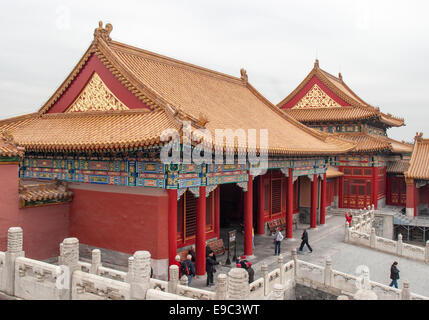 Hall Of Literary Glory, Forbidden City, Beijing, China Stock Photo - Alamy