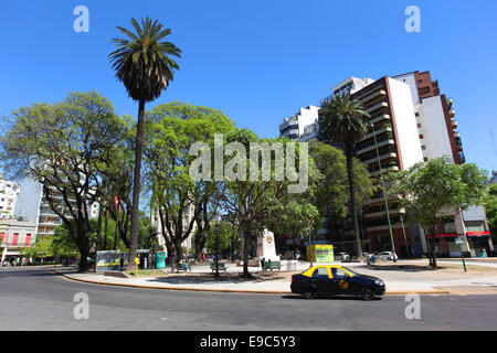 Plaza Guemes. Palermo, Buenos Aires. Argentina. Stock Photo