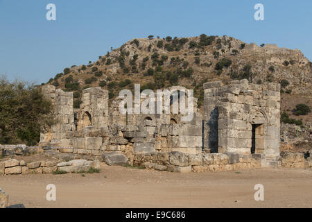 Kaunos ancient city Dalyan Town Turkey Stock Photo