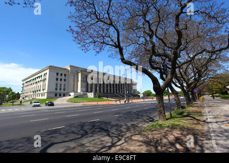 The 'University of Law'. Recoleta, Buenos Aires, Argentina. Stock Photo