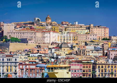 Cagliari, Sardinia, Italy cityscape. Stock Photo