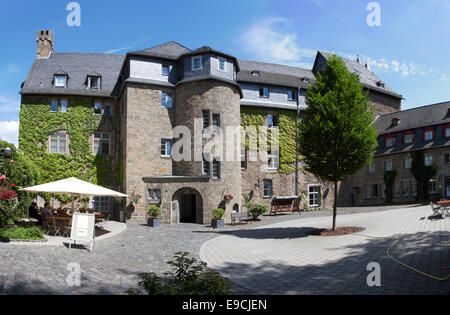 Herborn Castle, Theological Seminary of the Protestant Church in Hesse and Nassau, Hesse, Germany, Europe, Stock Photo