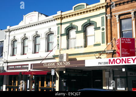 19th century architecture in Launceston, a city in north east Tasmania,Australia Stock Photo