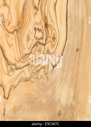 natural background from olive tree wooden board Stock Photo