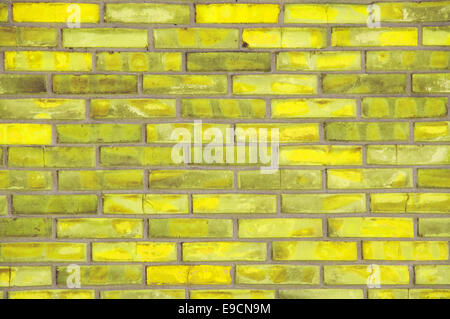 Yellow brick in Venice Stock Photo