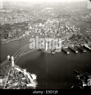 Sydney Harbour Bridge and City from North Sydney 12168488144 o Stock Photo