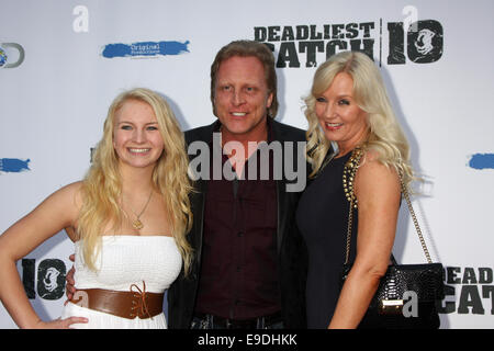 Premiere screening of 'Deadliest Catch Season 10' - Arrivals  Featuring: Mandy Hansen,Sig Hansen,June Hansen Where: Los Angeles, California, United States When: 22 Apr 2014 Stock Photo