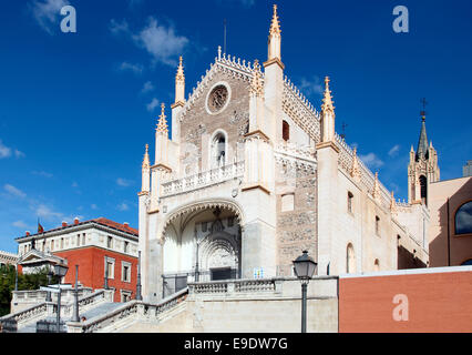 Early 16th century church of San Jeronimo el Real Madrid Stock Photo