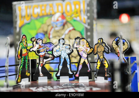 Belfast, Northern Ireland. 26 Oct 2014 - Luchador! Mexican Wrestling Dice: a two-player dice game based on Mexican Wrestling Credit:  Stephen Barnes/Alamy Live News Stock Photo