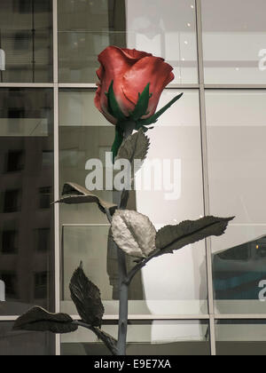 The Abby Aldrich Rockefeller Sculpture Garden, Rose 11, Museum of Modern Art, NYC Stock Photo